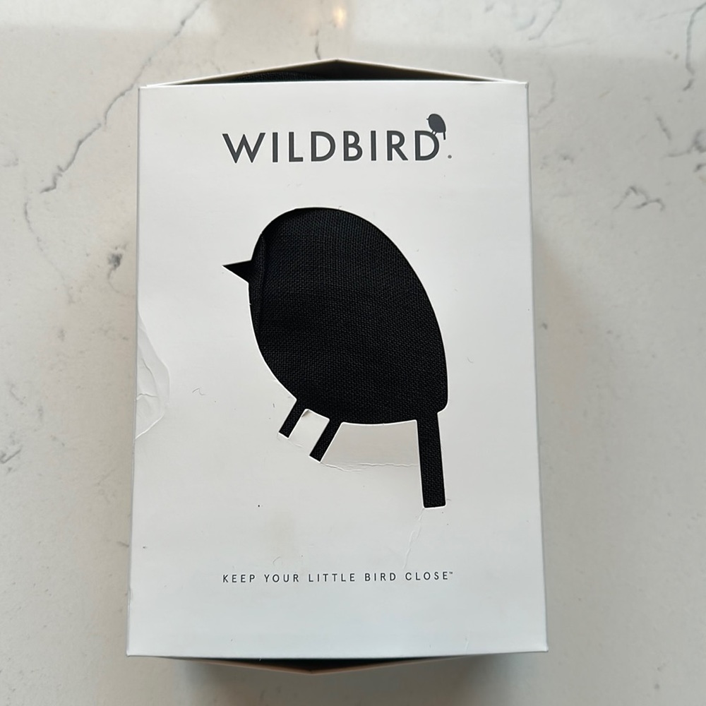 WildBird Black Raven Ring Sling - Solid Standard 74" with black Rings